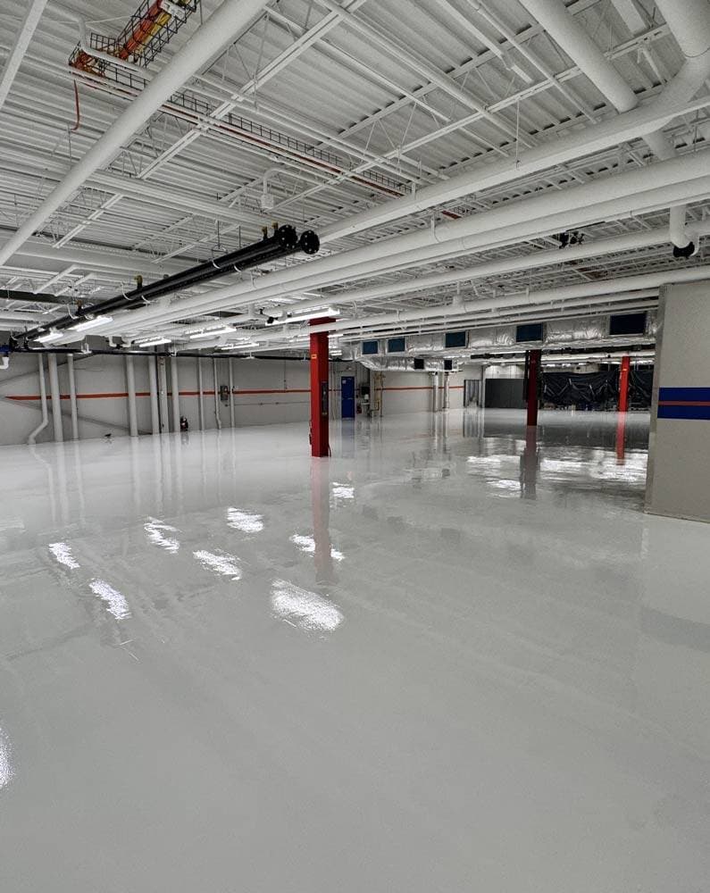Concrete floor preparation and grinding